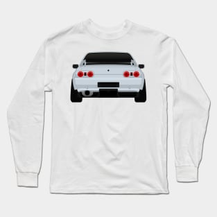 R32 rear Silver Long Sleeve T-Shirt